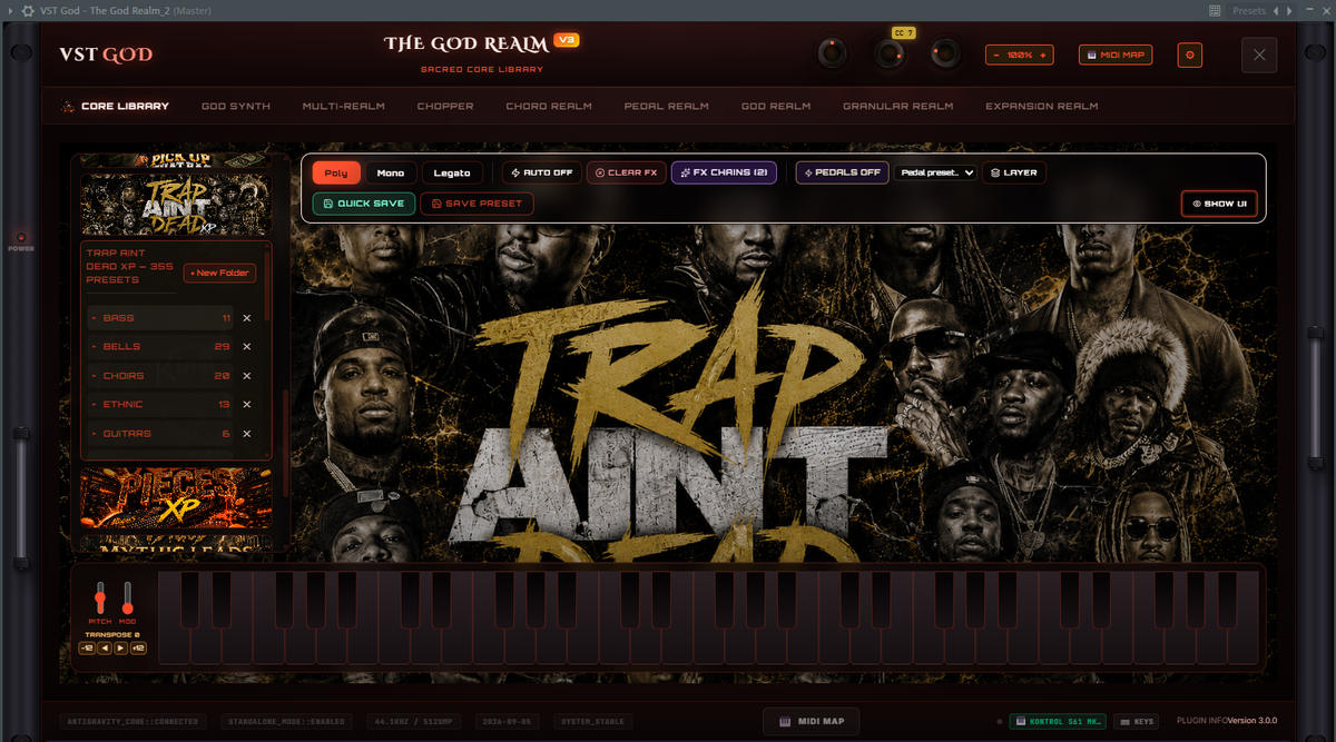 TRAP AINT DEAD (GOD REALM XP & DRUM KIT)