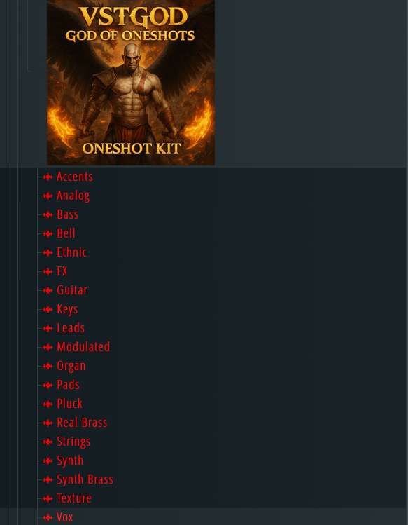 VSTGOD- GOD OF ONESHOTS (ONE SHOT KIT)